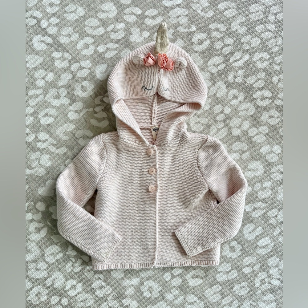 Oshkosh B’Gosh 3T unicorn knit sweater